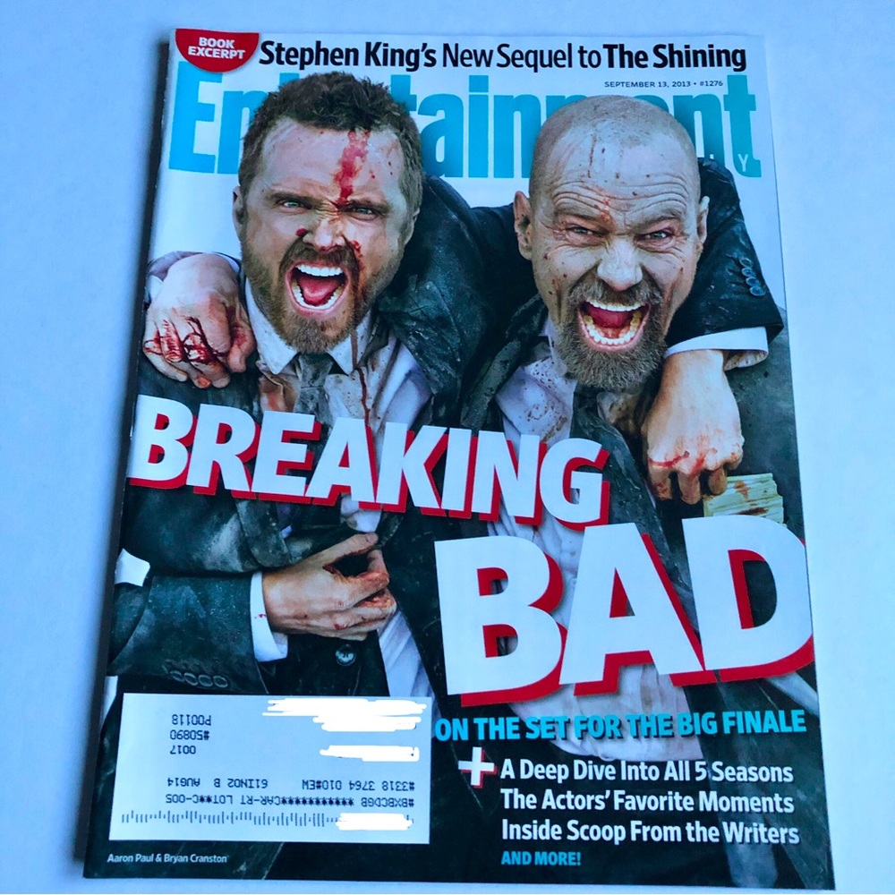3/$15 ENTERTAINMENT WEEKLY MAGAZINE SEPTEMBER 13, 2013 BREAKING BAD ISSUE NEW